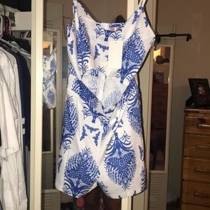 Cut out floral romper